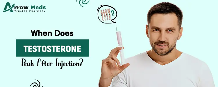 When does testosterone peak after injection